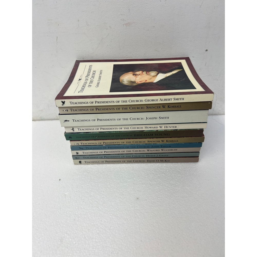 LDS Teachings of Presidents of the Church 10 Book Set Paperback Mormon History